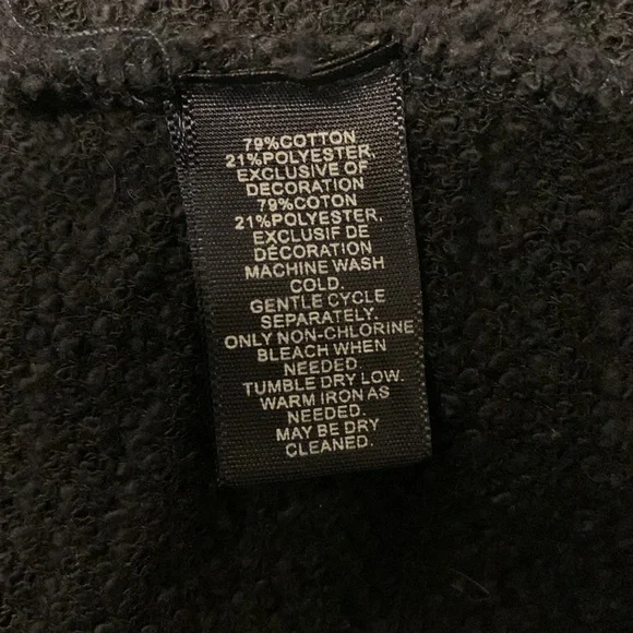 SAKS FIFTH AVENUE DARLING DARK NAVY BLUE TEXTURED LONG SLEEVE SWEATER TOP - Picture 8 of 9